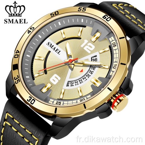 SMAEL New Men Montre Horloge Top Marque De Luxe